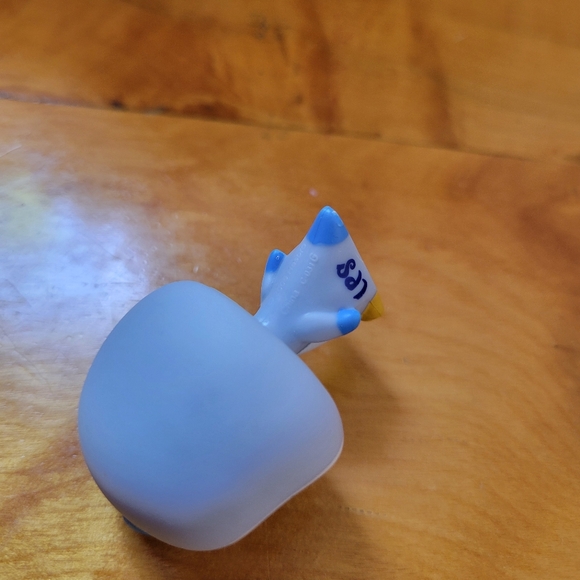 Littlest Pet Shop LPS #1526 Penguin Bird Blue White Green Eyes - Picture 12 of 12